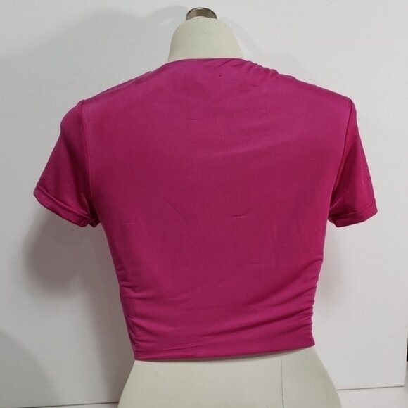 Revamped Pink Crop Top - Picture 3 of 6
